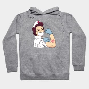 Rosie the Riveter Nurse Hoodie